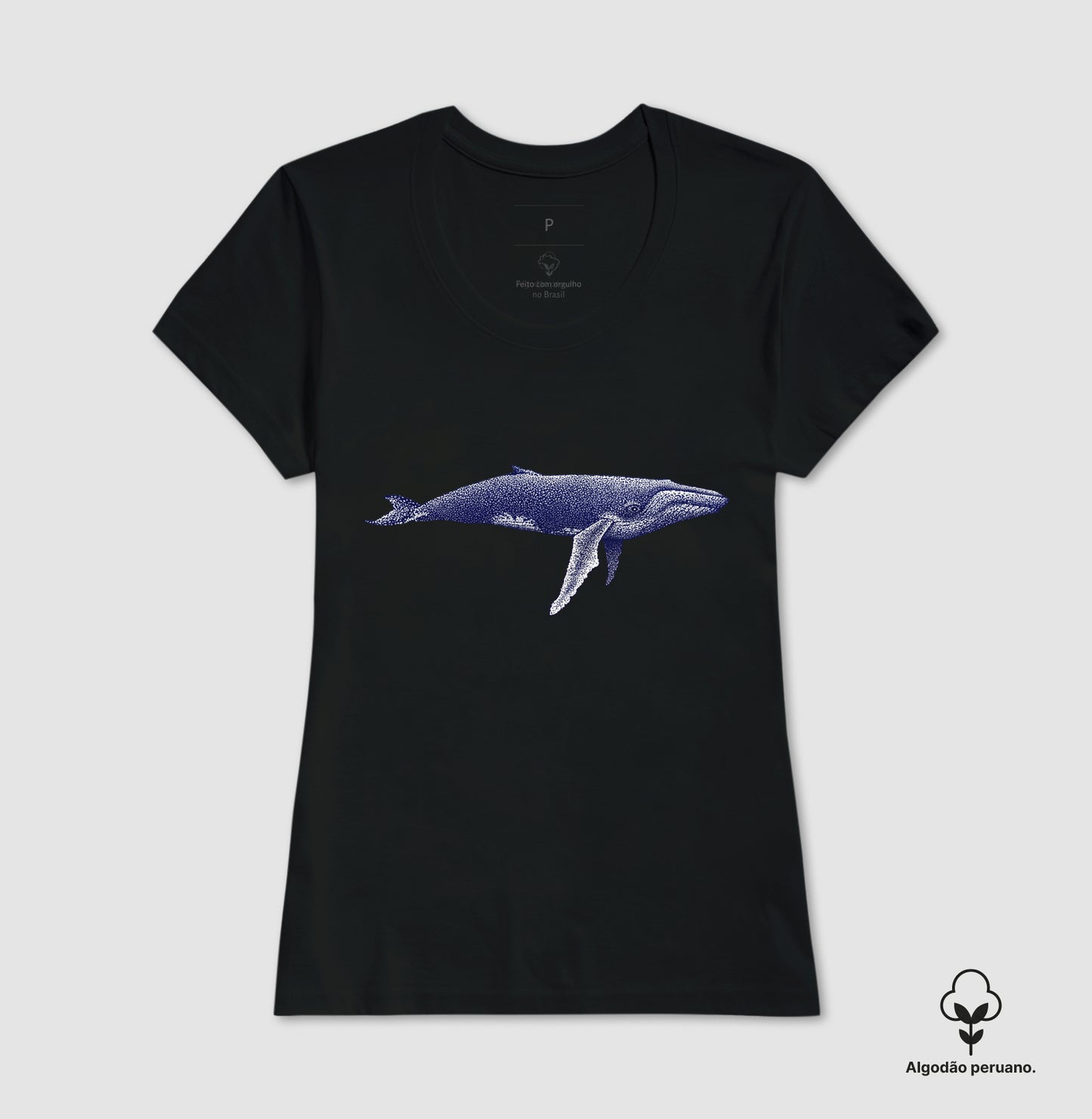 Balaenoptera musculus ~ Muriel Maria ~ Algodão Peruano