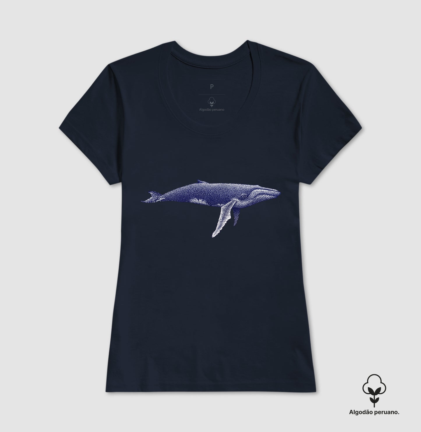 Balaenoptera musculus ~ Muriel Maria ~ Algodão Peruano