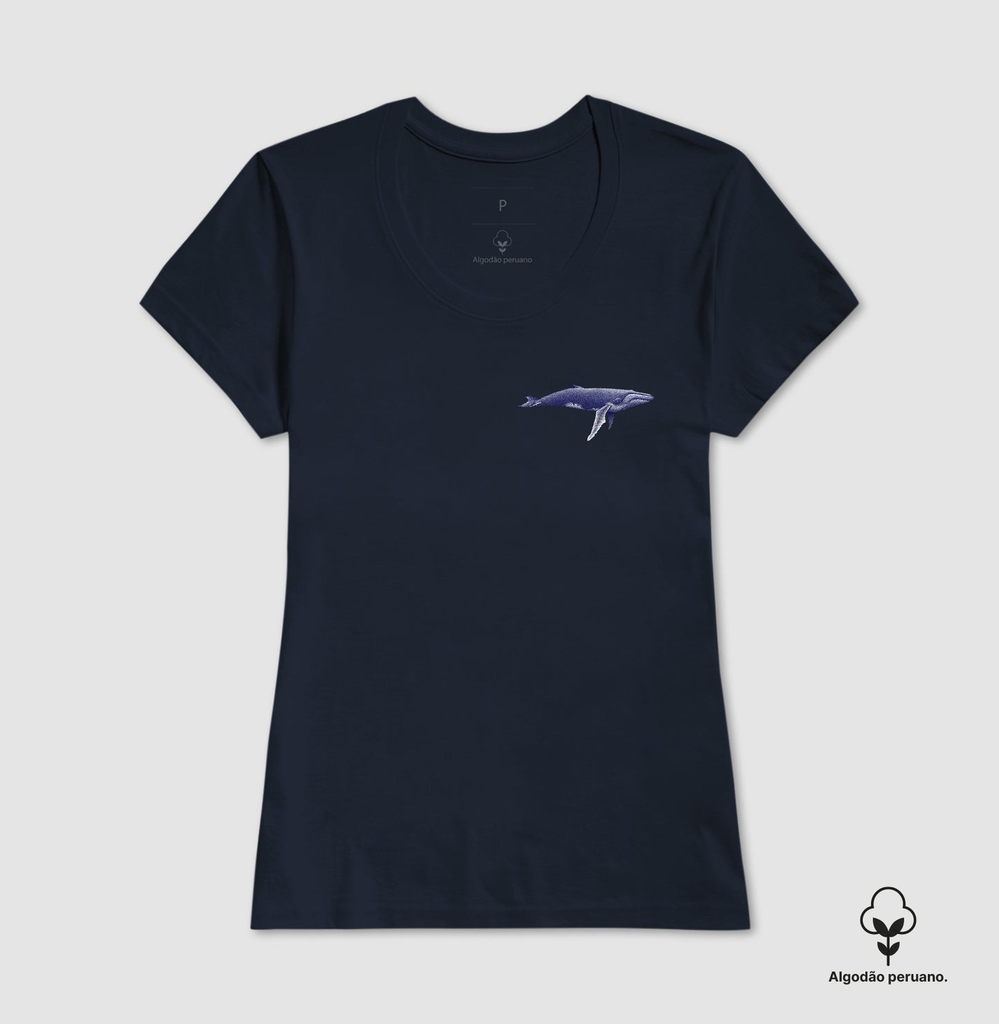 Balaenoptera musculus ~ Muriel Maria ~ Algodão Peruano