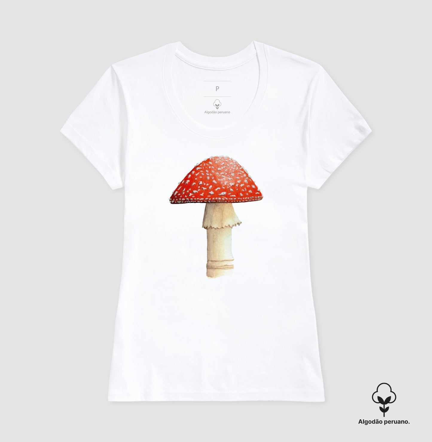 Amanita muscaria ~ Muriel Maria ~ Algodão Peruano
