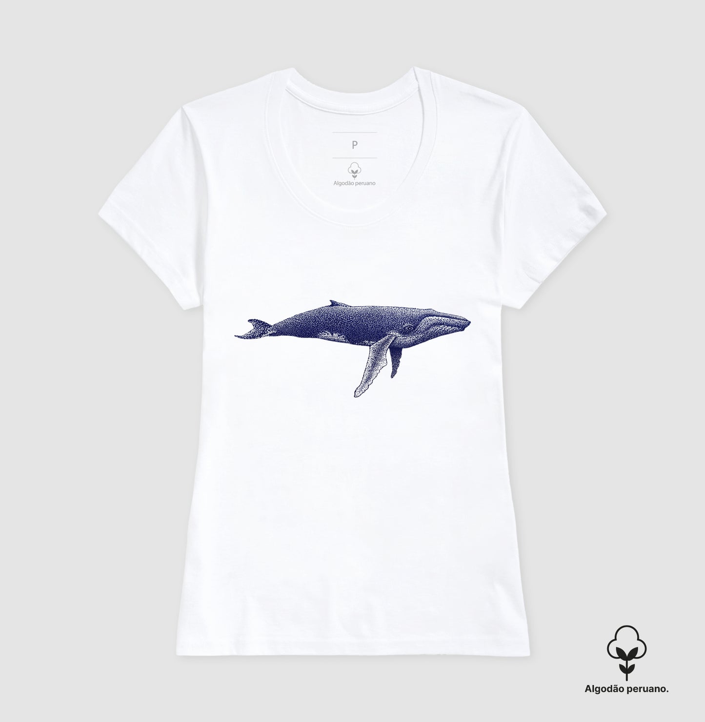 Balaenoptera musculus ~ Muriel Maria ~ Algodão Peruano