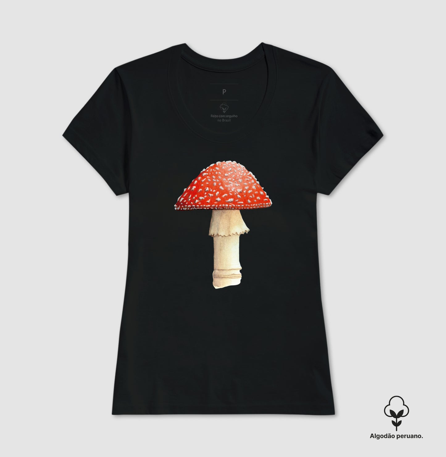 Amanita muscaria ~ Muriel Maria ~ Algodão Peruano